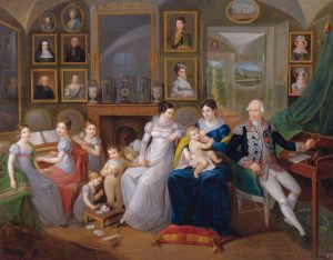 Family portrait of Gabriel Joseph de Froment, Baron de Castille