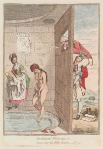 Sir_Richard_Worse-than-sly,_exposing_his_wife's_bottom;_-_o_fye! by James Gillray, 1782 (Source: Wikimedia Commons)