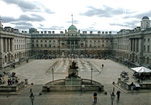 Courtyard of Somerset House on the Strand (Source: Wikimedia Commons)